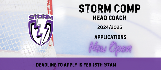 Storm Comp Head Coach Applications are OPEN!